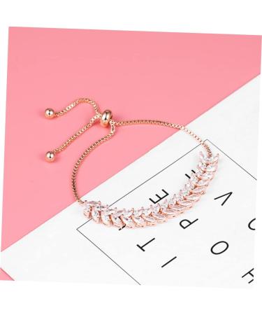 PACKOVE High-end Simple Bracelet Adjustable Bracelet Metal Bracelets Enamel Teakettle World Map Wall Clock Crystal Bracelet Tennis Wristband Bracelets for Girls Accessories Zircon Wedding - Buy Online on SooperMarket.com