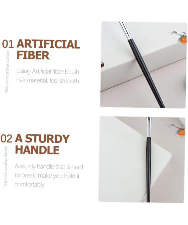 Baluue 4 Pcs Eyebrow Brush Eyeshadow Concealer Brush Eyeliner Brush Angled Eye Shadow Brush Wood - Buy Online on SooperMarket.com