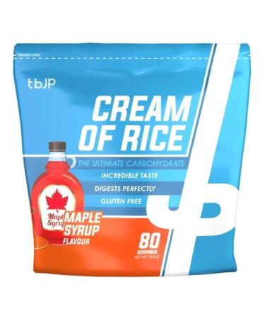 Trained by: JP Nutrition Cream of Rice 2kg The Ultimate Carbohydrate (Maple Syrup)