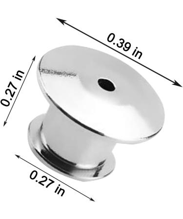 30 Pieces Metal Locking Pin Backs - No Tool Required - Silver Lapel Pin Clasps for Disney & Badge Pins - Buy Online on SooperMarket.com