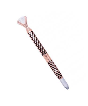 Baluue 3 Embroidery Pen Eyebrow Pen Brow Pencil Makeup Microblading Pen Crystal Golden