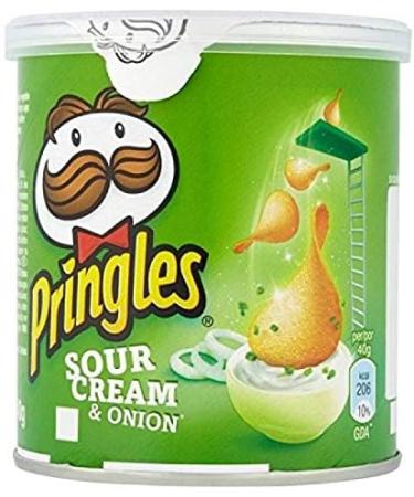 Pringles Sour cream & onion Pop & Go Crisps 12 x 40g - Buy Online on SooperMarket.com