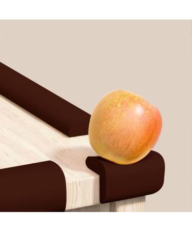 Baby Proofing Edge and Corner Guard Set - 2m / 6.5ft Furniture Bumpers with 8 Corner Guards - Pre-Taped Cushions in Brown - Child Safety Protectors - Buy Online on SooperMarket.com