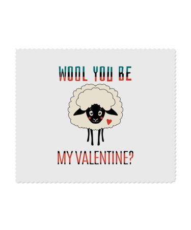 2 x Microfiber Cleaning Cloths "Wool You Be My Valentine " (LC00024994)