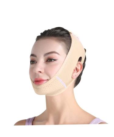 Double Chin Reducer | Adjustable V Line Facial Bandage | Soft Chin Strap for Women | Chin Tightening & Lifting Mask - Buy Online on SooperMarket.com