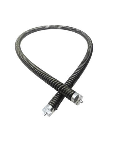 1M Long Pipe Dredging Spring 16mm Out Diameter Kitchen Toilet Drain Brush Cleaning Sewer Dredger Extension Spring with Connector 1M-16MM