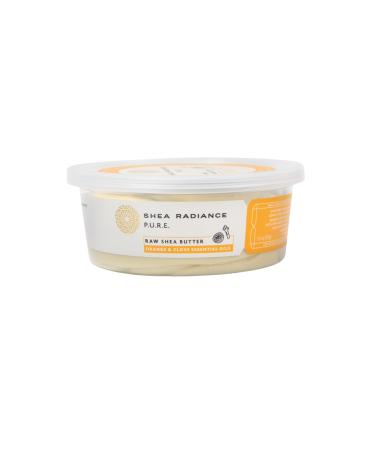 Shea Radiance P.U.R.E Raw Shea Butter |100% Natural & Unrefined Body Butter | Soothes Softens & Increases Collagen | Long Lasting Moisture | Moisturizer for Sensitive Skin | Orange & Clove (7.5 oz)
