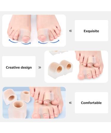 Gatuida Silicone Toe Separator + Bunion Corrector 2 Pairs - Thumb Splint Included | Overlapping Toe Relief | 3.6x3.5cm - Buy Online on SooperMarket.com