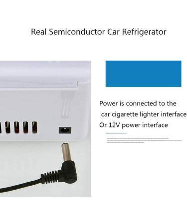 Insulin Car Refrigerator Dual-use Medicine Refrigerator Insulin Charging Refrigerated Box 2-8 C Constant Temperature Large Capacity 207 * 94 * 91MM White - Buy Online on SooperMarket.com