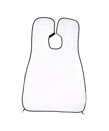 predolo Beard Shaving Bib The Trimming Apron Beard Apron Beard Care Cape Apron Catcher White