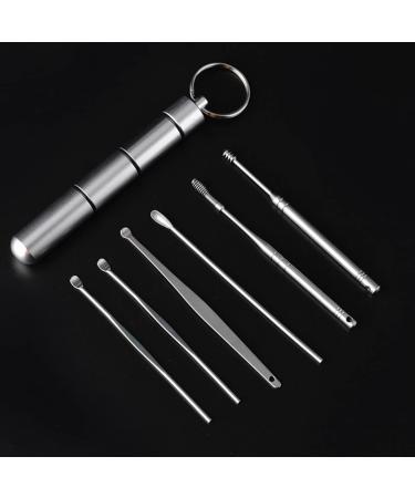 Minkissy 18PCS Stainless ANC Ear Buds and Ear Cleaner Set - Earpick Wax Removal Tool Kit with Ear Plugs - Buy Online on SooperMarket.com