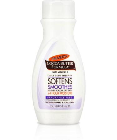 3x Palmers Cocoa Butter Fragrance Free 250ml 250 ml (Pack of 3)