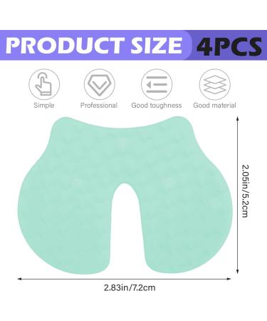 UPIQNG 4 Pcs Shot Pain Reducer Reusable Pain Relief Sheet Hurt Blocker Plastic Immunization Shooting Assist Shot Pain Blocks for Adults Kids LightGreen - Buy Online on SooperMarket.com