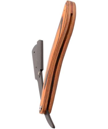 Beavorty 4pcs Folding Razor Set - Men's Straight Razors with Wooden Handles | Premium Manual Shaver & Knife Holder | Stainless Steel Blades for a Close Shave - Buy Online on SooperMarket.com