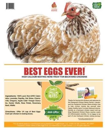 Pampered Chicken Mama Backyard Chicken Treats for Great Eggs (1 pound 0.5 kilo) - All-Natural Backyard Chicken Feed Supplies - Hen Treats for The Best Eggs Ever - High Calcium Supplement for Chickens - Buy Online on SooperMarket.com