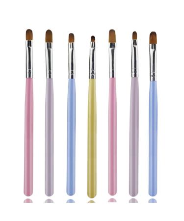 7 pieces nail brush set gel nail brush UV gel nail brush set nail brush perfect for acrylic nails nail art
