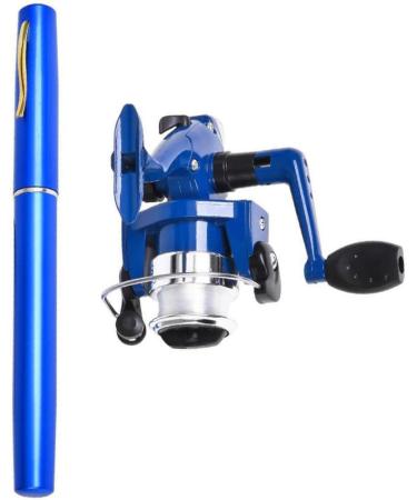 Jorzer Mini Abbey Fishing Rod - Sorty Rotating Wheel Winter Fishing Accessories Blue | International Shipping - Buy Online on SooperMarket.com