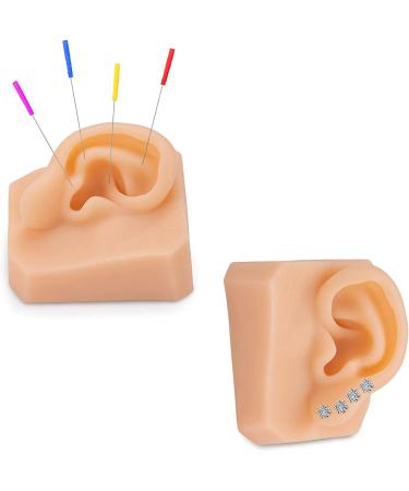 Nicfaky Soft Silicone Right Ear Model for Practicing Suture for Jewelry Display Silicone Ear for Teaching Instructions - Buy Online on SooperMarket.com