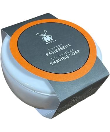 MHLE Shave Care Porcelain Dish with 65g Sea Buckthorn Shaving Soap - Buy Online on SooperMarket.com