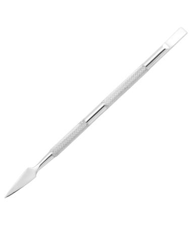 Schwertkrone Cuticle pusher spatula pusher corner lifter 2-sided pointed straight stainless steel