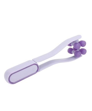 V Face Roller Massager - Face Lifting & Tightening Tool for Double Chin & Wrinkles - Manual Purple Beauty Device for Home Use - Buy Online on SooperMarket.com