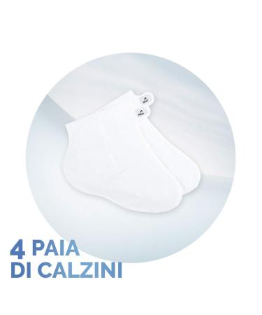 Scholl Pedimask Nursing - 4 Pairs Macadamia Oil Foot Mask for Soft Moisturized Feet | Quick 20-Minute Treatment - Buy Online on SooperMarket.com