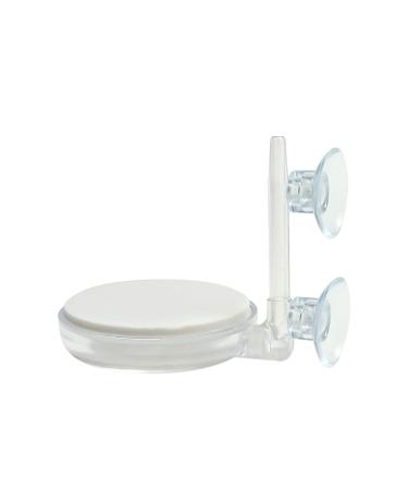 Boxtech aquarium air stone aquarium nano bubble stone kit with control valve quiet super-high diffuser for dissolved oxygen leaves super tiny bubbles for aquarium and hydroponic (60mm)