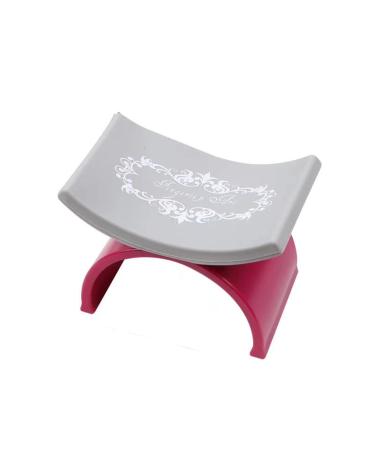 Worparsen Manicure Hand Pillow U-Shape Nail Art Pillow Nail Tools Equipment Support Wrist Practical Red