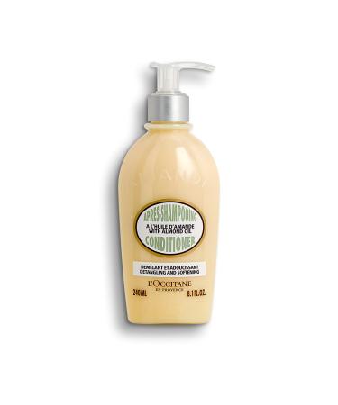 L'Occitane Almond Conditioner with Almond Oil for All Hair Types  8.1 Fl Oz