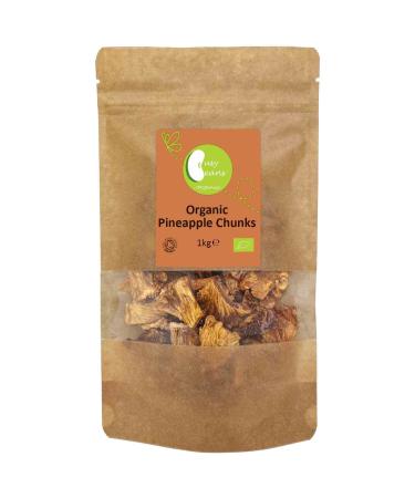 Organic Pineapple Chunks - Certified Organic - by Busy Beans Organic (1kg)