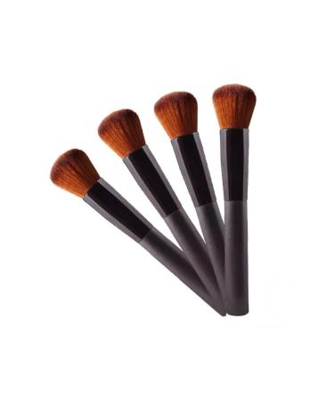 Buy 1PC Concave Makeup Brush - Liquid Cream Blending Tool for Full Coverage | Large Face Cosmetic Applicator (Black) - International Shipping - Buy Online on SooperMarket.com