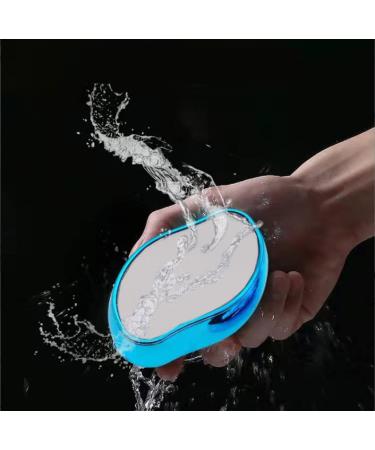 DRESSE Crystal Hair Eraser - Painless Exfoliation & Magic Hair Removal Tool for Women and Men - Sky Blue - Buy Online on SooperMarket.com