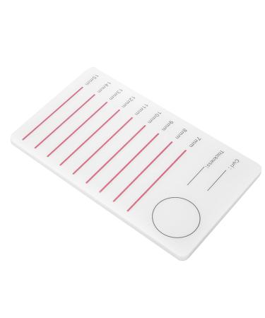 JTLB Oversized Grafting Eyelashes Stand Palette Extension Holder Silicone Pad Efficient Makeup Tool for Enhanced Eyelash Application (Single XL Eyelash Table)