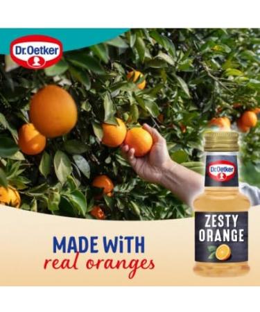 Dr Oetker Natural Zesty Orange Extract (35Ml X 2) _Made from Real Oranges_Suitable for vegans_ - Buy Online on SooperMarket.com