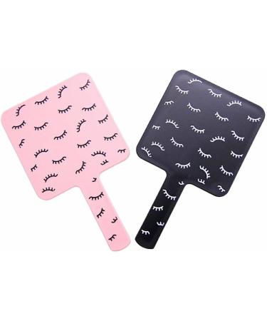 GladGirl Mini Handheld Lash Mirror - Pink | Portable and Easy-to-Use - Buy Online on SooperMarket.com