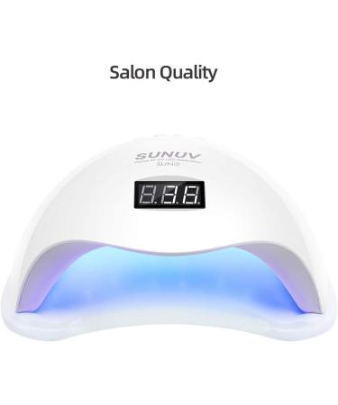36W SUNUV Led UV Nail Lamp with Timer Sensor and LCD Screen - Ideal for Gel Nail Polish Drying at Home & Salon - Buy Online on SooperMarket.com