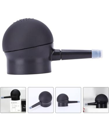 FOYTOKI 1pc Silicone Nozzle Hair Solution Loose Powder Spray Fiber Tools Hair Dye Tools Black - Buy Online on SooperMarket.com