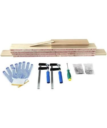 JQSH Wooden Tufting Frame with Clamp (27.5*27.5inch) for Electric Carpet Tufting Machine - Buy Online on SooperMarket.com