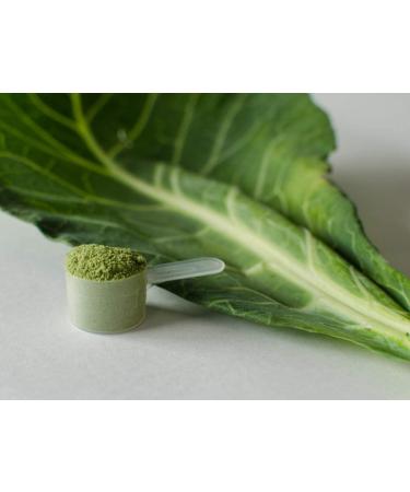 KOYAH Organic USA Collard Greens Powder | Freeze-Dried Whole-Leaf | Equivalent to 15 Cups Fresh - Buy Online on SooperMarket.com