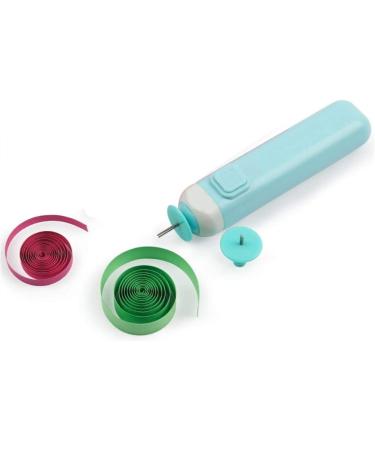 2 in 1 Quilling Slotted Tool Paper Rolling Electric Pen for General Quilling Paper Strips and Wider Paper Strips