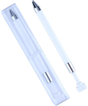 Nail Art Drill - Manicure Dotting Pencil for Artistic Nails Manicure Art Pencil for Nails Lightweight Portable Nail Tool for Home Travel White - Buy Online on SooperMarket.com