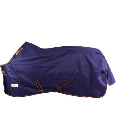 Marengos by Bucas 1200d Stay-Dry Irish Turnout Blanket | Waterproof & Breathable Rain Blanket | Size 125cm Blue/Orange | Ideal for All Weather Conditions - Buy Online on SooperMarket.com