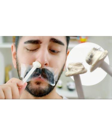 Nose Hair Wax, Nose Waxing Kit for Men & Women (50g/1.67oz Nose Wax) and 20 Applicators