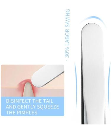 Professional Facial Blackhead Remover Tweezers Precision Extractor Pimple Popper Tool Kit Skin Acne Removal Clip Kit for Whitehead Blemishs Comedones Bend Clamp - Buy Online on SooperMarket.com
