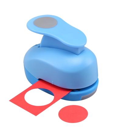 LOONENG 1 Inch Circle Punch  Circle Shape Lever Action Craft Punch  25mm Round Shape Circle Hole Punch for Paper Crafts  Cardstock  Gift Wrapping  Greeting Cards and Scrapbooks