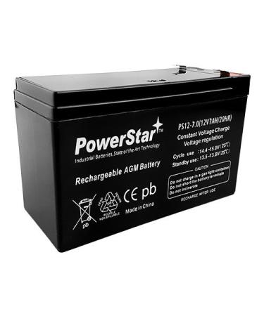 PowerStar Replacement Battery for Battery 12V 7Ah Compatible with SEC1075