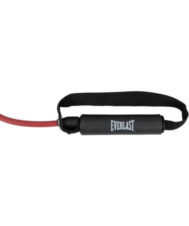 Everlast Medium Resistance Band - Durable Latex Tube with Padded Handles Ideal for Pilates Home Gym Fitness Weight Loss Full-Body Workouts Great Exercise Equipment for Home & Recovery - Buy Online on SooperMarket.com