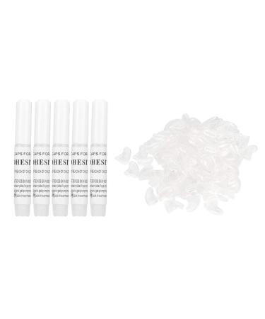 Biitfuu 100pcs Cat Claw Caps Cat Claw Covers Soft Claws Claw Protectors with Adhesives L From Ice to White