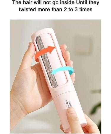 Portable M&R Pet Hair Remover Brush for Dogs and Cats - Reusable Animal Hair Removal Tool for Furniture, Carpet, Clothes, and Car Seats - Easy to Clean - Blue - Buy Online on SooperMarket.com