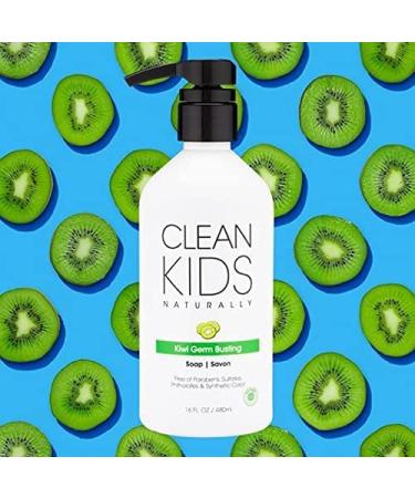 Gabriel Cosmetics Clean Kids Kiwi Germ Busting Soap - 16 oz (1) - Buy Online on SooperMarket.com